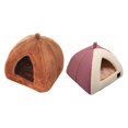 thumbnail image 1 of Cama nido,Casa de cama grande para mascotas suave con suministros de calentador de almohadillas,Casa cálida de invierno Cómodo nido antideslizante,Caseta para gatos de interior EstiloM Yuyangstore Cama nido, 1 of 8