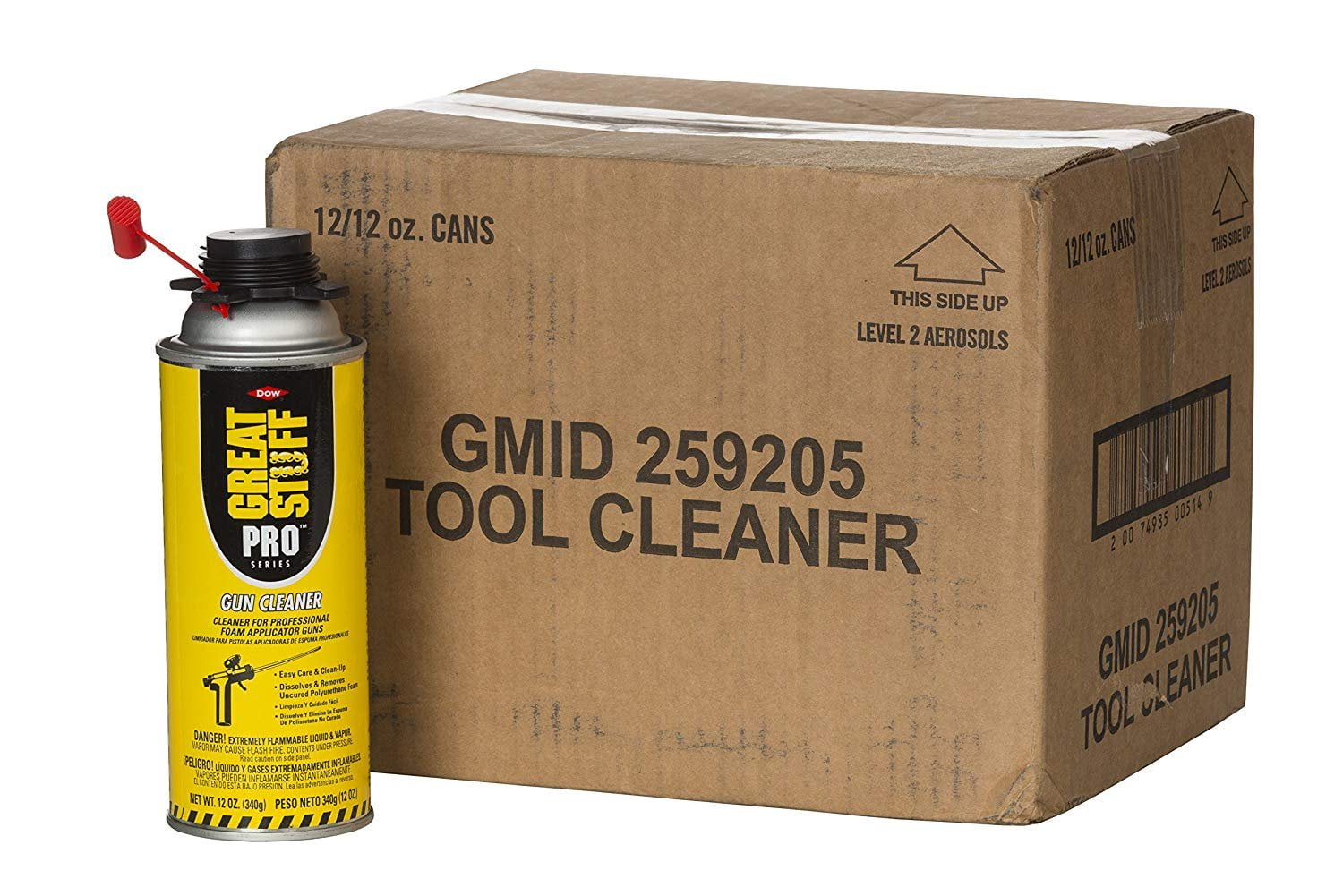 Great Stuff 259205 PRO Dispensing Gun Cleaner, 12 oz. (Pack of 12