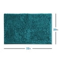 thumbnail image 5 of Nestl Bathroom Rugs, Machine Washable Bath Mats For bathroom Floor Rugs, Nonslip Backing Rubber Bath Rug, Teal, 5 of 6