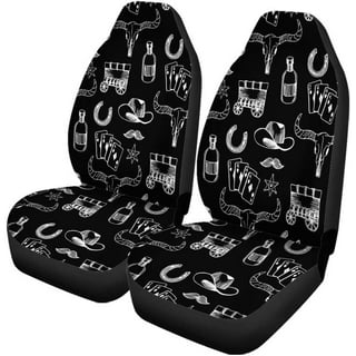 Dallas Cowboys Car Seat Covers Front Rear 5 Seater Protector 4PCS Car Floor  Mats