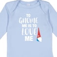thumbnail image 4 of Inktastic Gnome Me Love Me Girls Long Sleeve Baby Bodysuit, 4 of 5