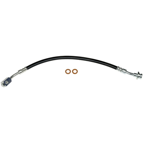 Dorman H38554 Front Driver Side Brake Hydraulic Hose for Specific Nissan Models Fits select: 1995-1997 NISSAN TRUCK, 1993-1994 NISSAN D21