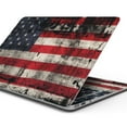 thumbnail image 1 of Design Skinz American Distressed Flag Panel Full-Body Wrap Scratch Resistant Decal Skin-Kit Compatible with MacBook 15" Pro w/TB (A1990), 1 of 5