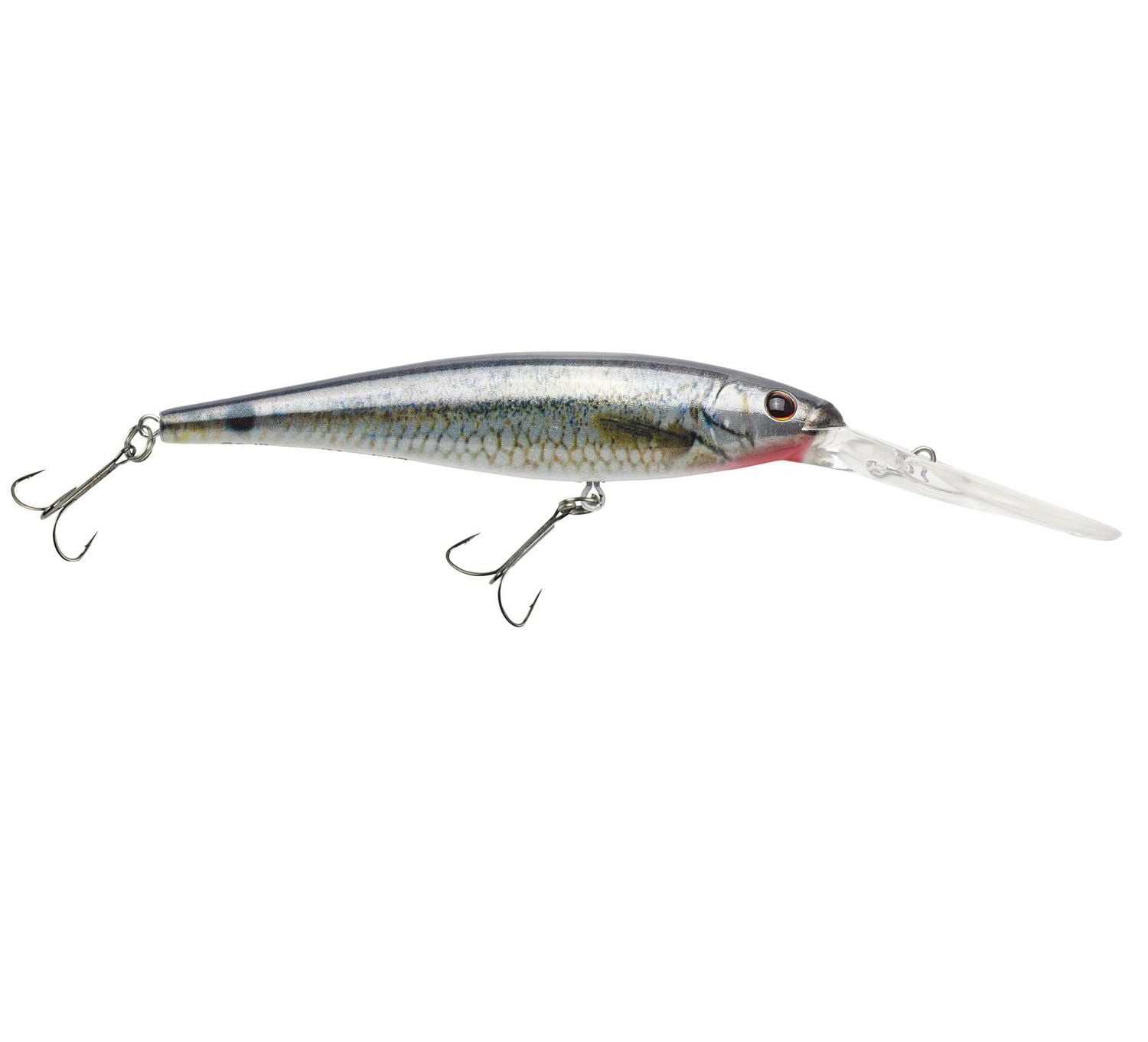 Berkley FFMN7D-HDSTS Flicker Minnow Deep 7 HD, Pro Design, Size, Profile, Dives Deep 14-17' sz 8 Fusion 19 hooks, 1/4oz, HD Spottail Shiner