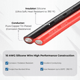 thumbnail image 3 of XT90 Female to Solar Panel Connector Cable 10 AWG for Solar Panel Power Station, 3 of 6