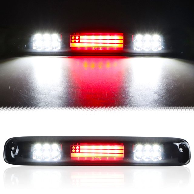LED Third 3rd Brake Light for 1999-2007 Chevy Silverado GMC Sierra 1500 2500 3500 HD Classic, Rear Cargo Lamp High Mount Stop light