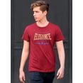 thumbnail image 2 of Elegance Will Remain T-Shirt Men -Image by Shutterstock, Male 4X-Large, 2 of 4