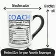 thumbnail image 7 of Cottage Creek Coach 16oz Ceramic Coffee Mug, White with Letter Print, 7 of 7