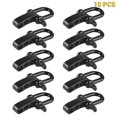 thumbnail image 1 of ruzhgo 10PCS Alliage U en Forme de Boucle d'Anse avec 4 Trous pour Boucles Réglables pour Bracelets de Survie, 1 of 6