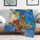 thumbnail image 5 of Manta de dibujos animados de Scooby Doo, suave y acogedora manta de felpa esponjosa para niños, niñas y adultos jóvenes, cálida manta de franela para sala de estar, dormitorio, sofá cama de 30 x 40, 5 of 8