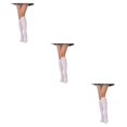 thumbnail image 1 of Sonducket Calcetines a rayas hasta el muslo por encima de la rodilla, calcetería cálida, juegos deportivos, calentadores de piernas, Día de San Type1 Sonducket CBP379967, 1 of 6