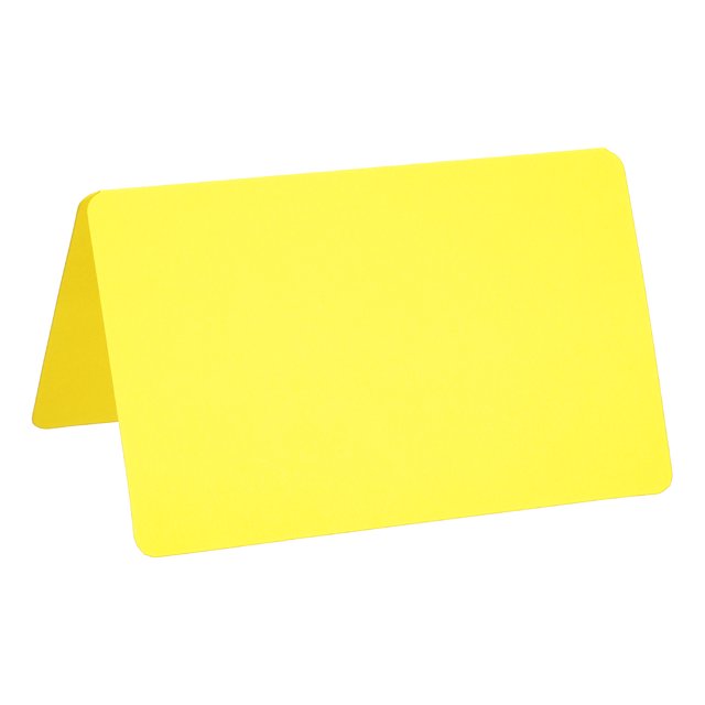 Unique Bargains Blank Greeting Cards,50pack Favor Decor Foldable Blank Card ,Yellow Card Paper