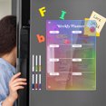thumbnail image 4 of 1 Set of Magnetic Planning Board Chores Planning Board Dry Erase Refrigerator Board Home Supply, 4 of 9
