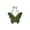 16 Inch Butterfly Shaped Wreath, variant on 16 Inch Butterfly Shaped Wreath with Bow Greenery Spring Artificial Wreaths Farmhouse Door Sign for Indoor and Outdoor Porch Front Door Wall Window Mantels Fireplace Wedding Decor Gift