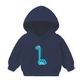 thumbnail image 2 of Splozh Toddler Sweatshirts Toddler Boys Girls Winter Long Sleeve Hoodie Sweatshirt Outwear for Kids Clothes Cartoon Dinosaurs Prints,H,4-5 Years, 2 of 5