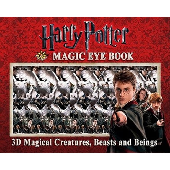 Pre-Owned Harry Potter Magic Eye Book: 3D Magical Creatures, Beasts and Beings (Hardcover) by Magic Eye Inc