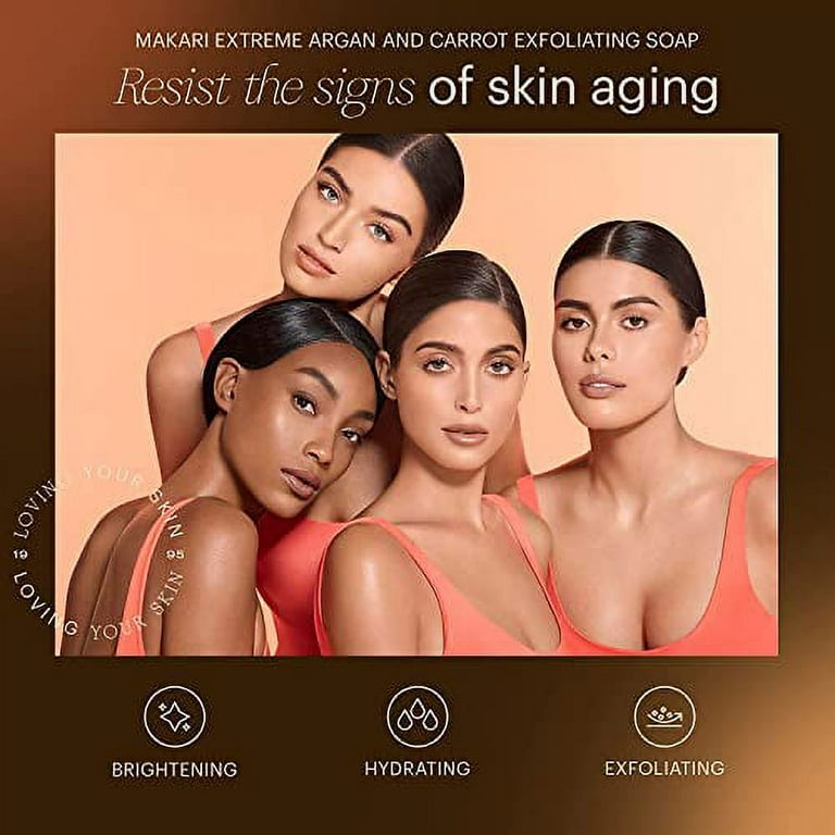 Makari Extreme Active Intense Argan Carrot Oil Exfoliating Soap