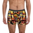 thumbnail image 4 of Wukai Cars Print Men’s Underwear Breathable Boxer Briefs,&nbsp;Moisture Wicking & Breathable-Large, 4 of 7