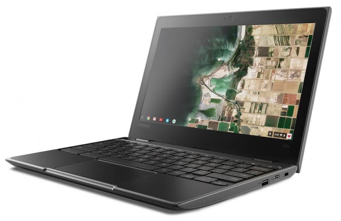 Lenovo 500E 11.6" Laptop - Intel Celeron N3450 Quad-Core 4GB RAM 32GB SSD ChromeOS