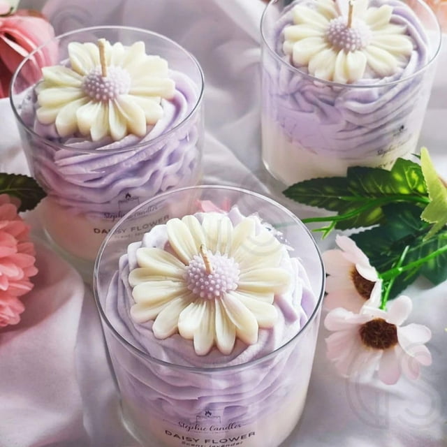 Aromatherapy Candle | Perfect for Home Décor & Gifting (7 x 7cm) (125g - 20 Hours)