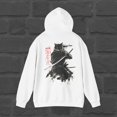 thumbnail image 1 of Samurai Cat Hoodie - Black - XL, 1 of 2