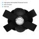 thumbnail image 3 of Broches de flor de camelia elegante Uxcell, alfileres de lazo de flor de lana sintética, corsage floral para mujeres en negro, 3 of 7