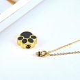 thumbnail image 5 of Joyas conmemorativas de ataúd cinerario Collar de acero inoxidable de titanio europeo y americano Colgante de garra de gato, 5 of 5