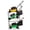 Black + Orange + Steel, variant on Manual Hydraulic Log Splitter 10 Ton Horizontal Wood Cutter with Steel Beam, Labor-Saving Machine for Eco-Friendly Firewood Processing, 40x7x8 Inches, Blackish Green