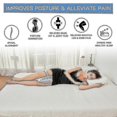 thumbnail image 5 of Heart Shaped Orthopedic Sleeping Pillow For Legs Wedge Cushion With Knee Support Sciatica Pads Body Cushion, 5 of 5