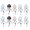 Mixed colors, variant on 10 PCS Jellyfish Pendants Jellyfish Jewelry Making Accessories Jewelry Supplies Jellyfish Jewelry Charm for