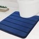 thumbnail image 3 of Alfombrilla de baño de espuma viscoelástica de rebote lento Alfombrilla de inodoro en forma de U Manta de inodoro de tres piezas Característica de rebote lento, 3 of 3