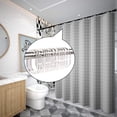 thumbnail image 4 of 24 pcs Shower Curtain Rings Plastic Curtain C Rings Hook Hanger Bath Drape Loop Clip Glide Bathroom Shower Window Rod (Clear), 4 of 6