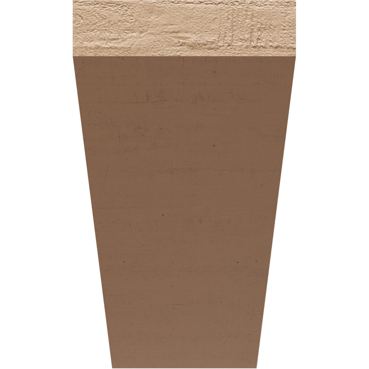 5"W x 15"D x 10"H Classic Concord Rough Cedar Woodgrain TimberThane Corbel, Primed Tan
