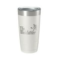 thumbnail image 1 of The Dinkfather Tumbler Funny Pickleball Travel Mug Insulated Laser Engraved Coffee Cup Pickle Ball Gift 20 oz White, 1 of 1