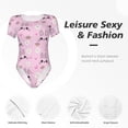 thumbnail image 6 of Naloa Rabbit Face Women's Short-Sleeved Onesie, One-Piece Swimsuit for Parties, dates, clubs - Small, 6 of 9