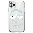 thumbnail image 1 of DistinctInk Clear Shockproof Hybrid Case for iPhone 13 PRO (6.1" Screen) - TPU Bumper, Acrylic Back, Tempered Glass Screen Protector - "Wubba Lubba Dub Dub" Face, 1 of 2