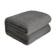 thumbnail image 3 of Manta Raschel de lujo de doble capa para abrigarte en invierno con tejido de felpa ultrasuave para cama y sofá, ideal para un hogar acogedor y confortable. Aestivo | Gris oscuro | AESTIVO, 3 of 3