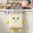 thumbnail image 2 of pitrice Kitchen Waste Bin Silent Opening And Closing Easy To Clean Mini Modeling Abfalleimer Mit Deckel milky white DIYceiling12L, 2 of 3
