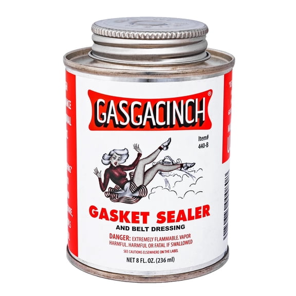 JEGS Gasgacinch Gasket Sealer & Belt Dressing, 8 oz Can