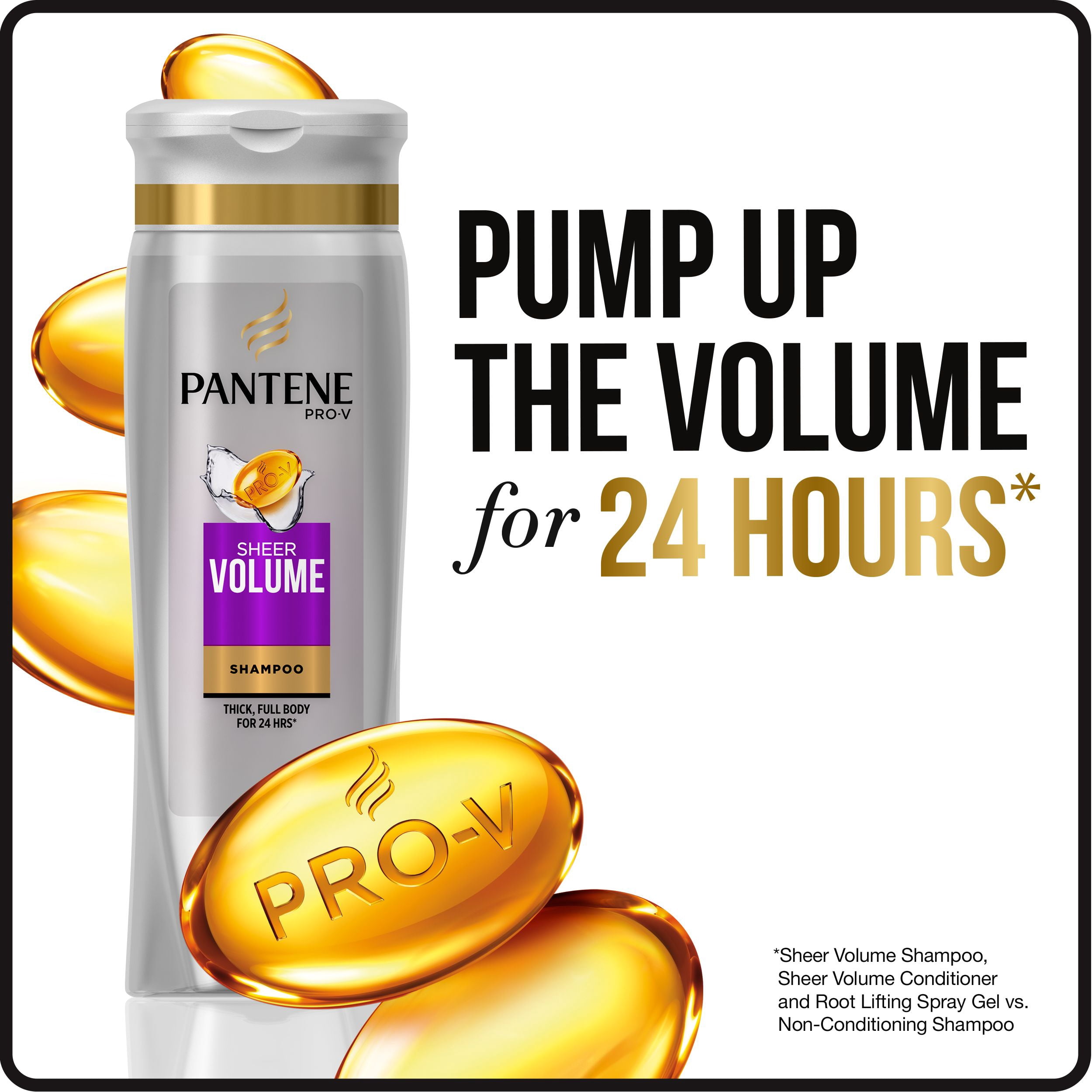 Pantene Pro-V Sheer Volume Shampoo, 11 fl oz
