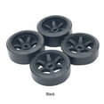 thumbnail image 2 of Vogacara 4 pack/lote neumático de 25mm para 1/28 Wltoys K969 Kyosho -Z 25mm neumático de rueda dura -Q KYOSHO Kits de construcción modelo negro, 2 of 6