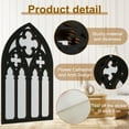 thumbnail image 5 of EUWBSSR 3Pcs Gothic Arch Wall Mirrors – Wood-Framed Decorative Set for Living Room, Bathroom, or Bedroom (1- Large :  7.2×11.8 inches, 2 - Small: 3.6×8.6 inches), 5 of 9