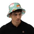thumbnail image 4 of Balery Kawaii Sushi Sombreros para el sol para hombre y mujer, sombrero de pescador con UPF 50+, 4 of 6