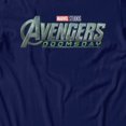 thumbnail image 3 of Marvel Avengers Doomsday Full Color Logo Womens T-Shirt (Navy, S-XXL), 3 of 4