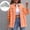 Orange, variant on Hueook Denim Jacket For Women Denim Tops Cargo Jackets Denim Jacket Women's Solid Color Loose Jacket Perforated Long Sleeved Women's Denim Shirt Detachable Hooded Jacket Mint Green 2X