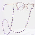 thumbnail image 3 of Retro Beaded Glasses Chain Imitation Pearls Eyeglass Cord Lanyard Womens Accessories Sunglas Chain Glasses I2s8 Decoration, 3 of 9