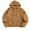 Khaki, variant on HAiming Corduroy Hoodies for Men Solid Color Long Sleeve Casual Drawstring Pullover Fleece Sweatshirts with Pocket