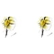 thumbnail image 1 of Jumpingount Vintage Women Plume Fascinator Estilo retro Velo Sombrero Diadema Accesorios de estilo Flor Headwear Blanco amarillo negro blanco amarillo negro 2piezas, 1 of 6