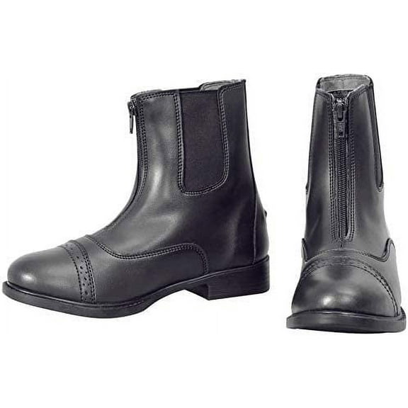 TuffRider Ladies Starter Lite Zip Paddock Boots Black 6