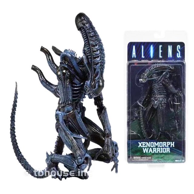 Alien Series Slytherin Skull Windrix Xenomorph Warrior Alien Neca Predator Figura de acción Muñeca de juguete